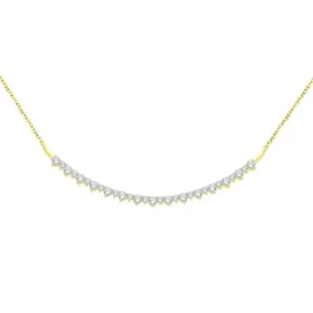 1 CTW Diamond 18-inch Necklace in 10KT Yellow Gold