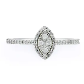 1/3 CTW Diamond Ring in 10KT White Gold