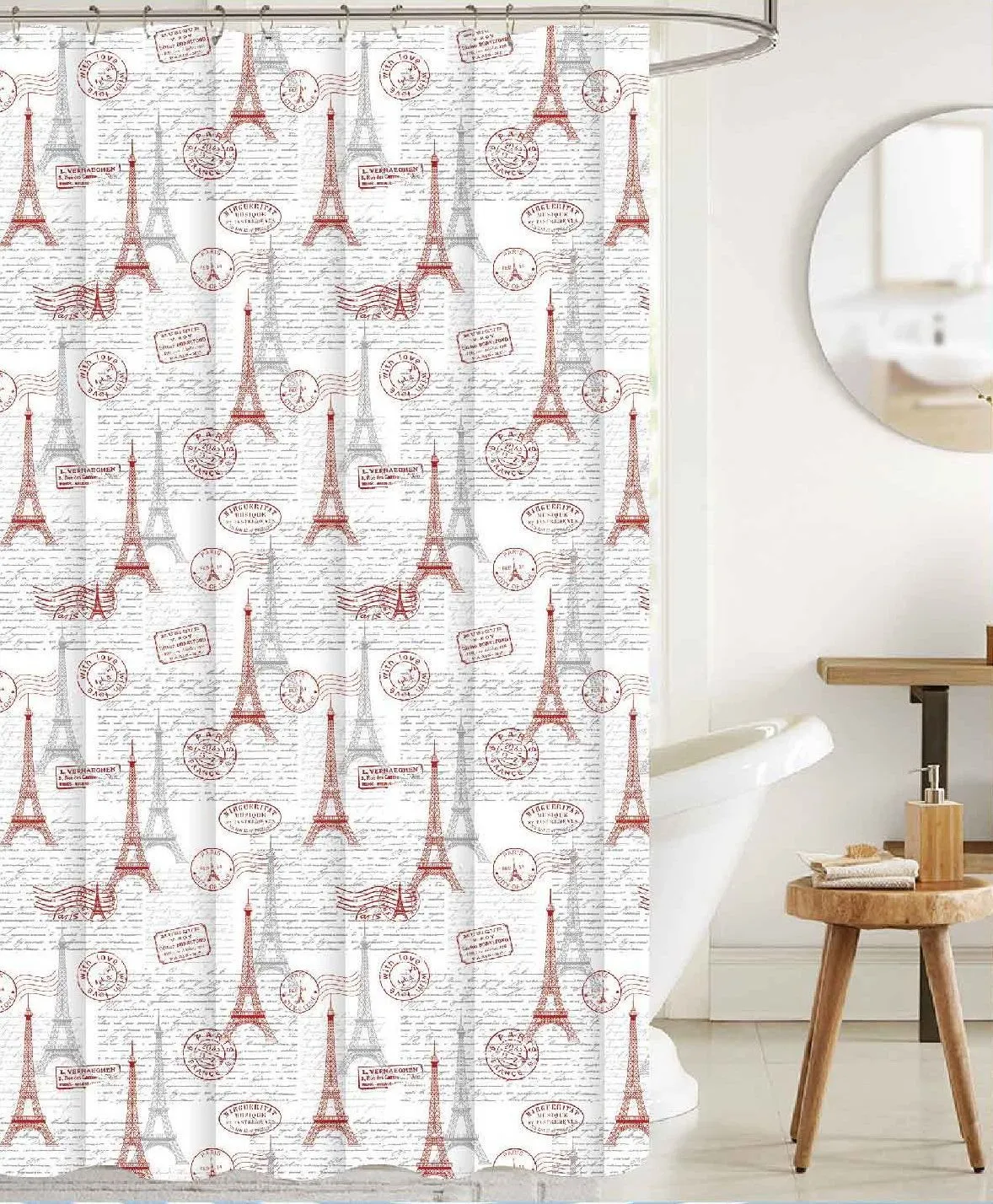 13-Piece Set: Shower Curtain Set