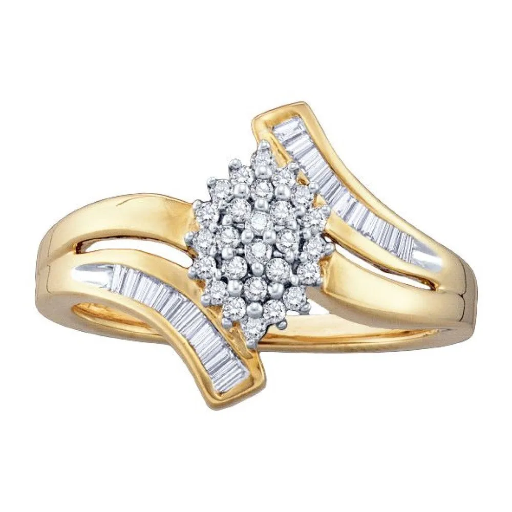 1/4 CTW Diamond Ring in 10KT Yellow Gold