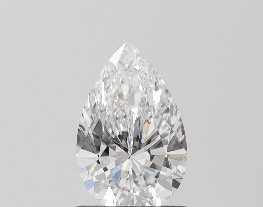 1.5 carat E-VS1 Pear Cut Lab Grown Diamond