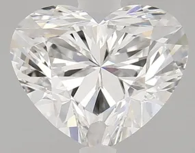 1.84 carat F-VS1 Heart Cut Lab Grown Diamond