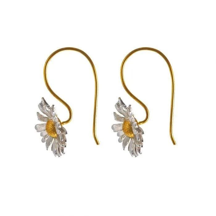 Alex Monroe Big Daisy Hook Earrings