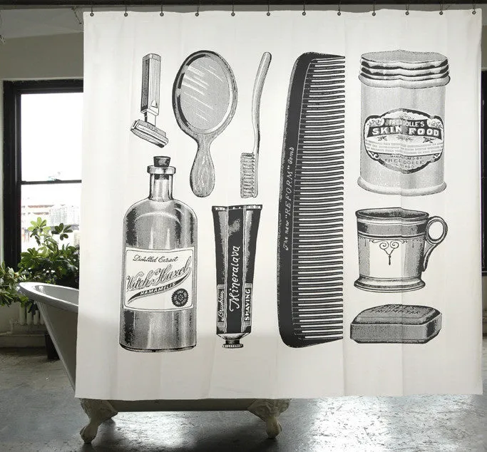 Apothecary Shower Curtain