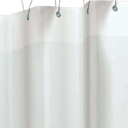 ASI 1200-V60 Heavy-Duty Shower Curtain, 60" Width x 72" Height, Vinyl