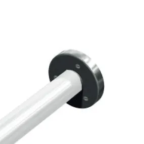 ASI 1204-1 Heavy-Duty Shower Curtain Rod Flanges, Stainless Steel for ASI 1200 Series