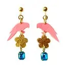 Birds of a Feather Clip-On Earrings