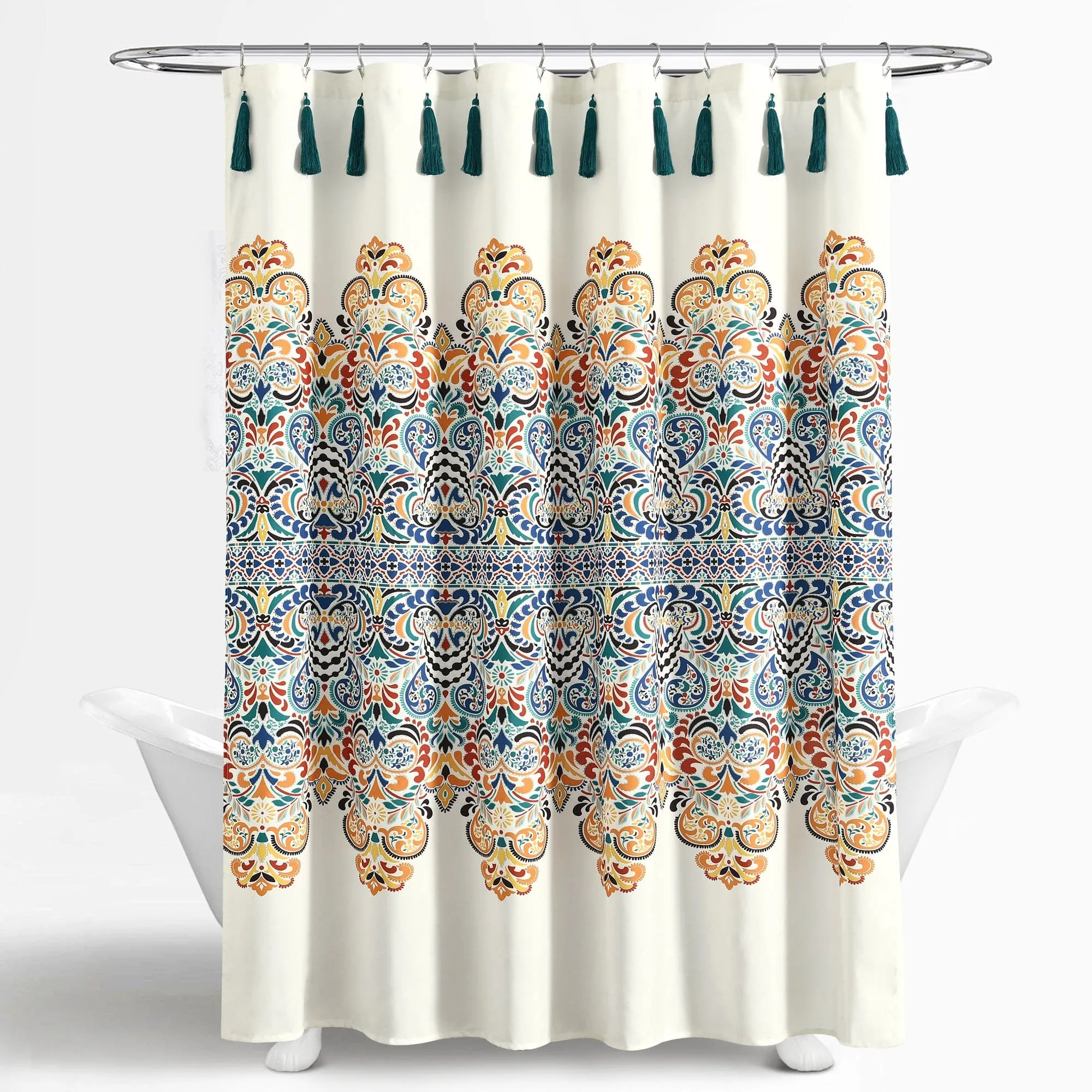 Boho Medallion Shower Curtain