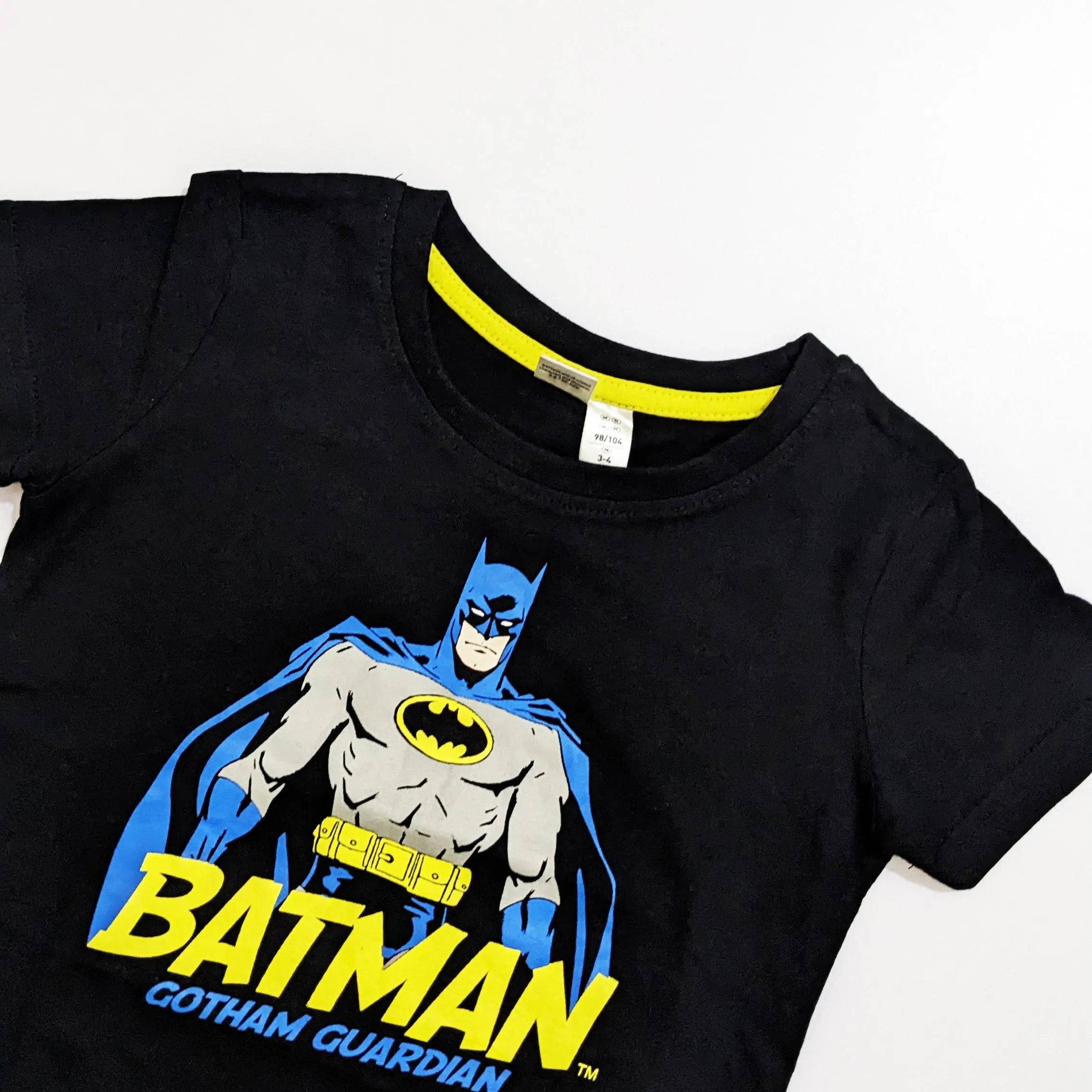 BT - Kids 'Black' Batman Printed Cotton T-Shirt BT174