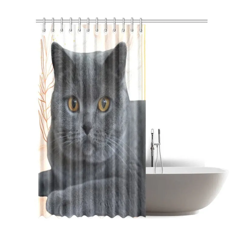 Cat Curtain - British Shorthair