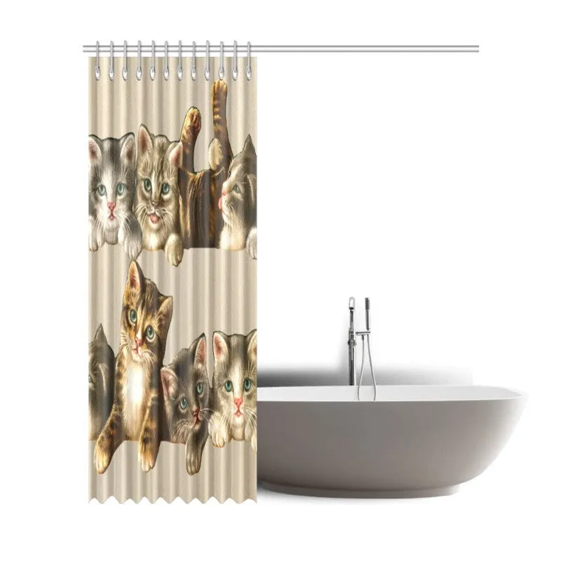 Cute Cats Shower Curtain