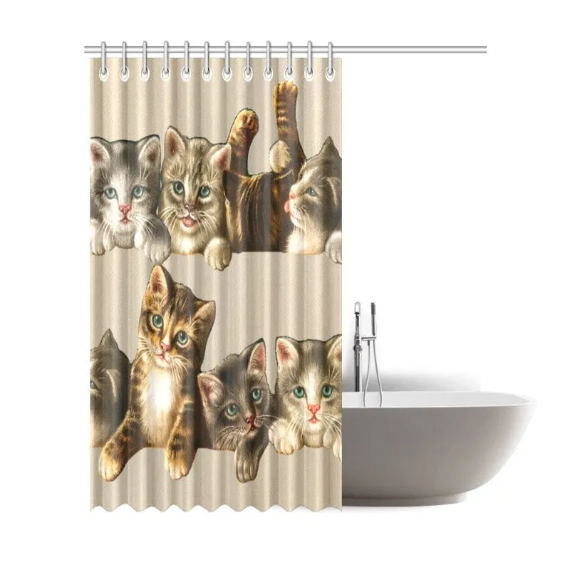 Cute Cats Shower Curtain