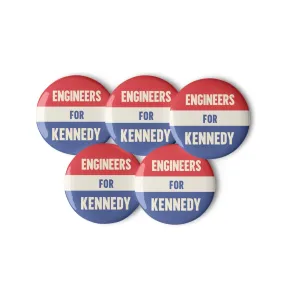 Engineers for Kennedy Button (5 Buttons)