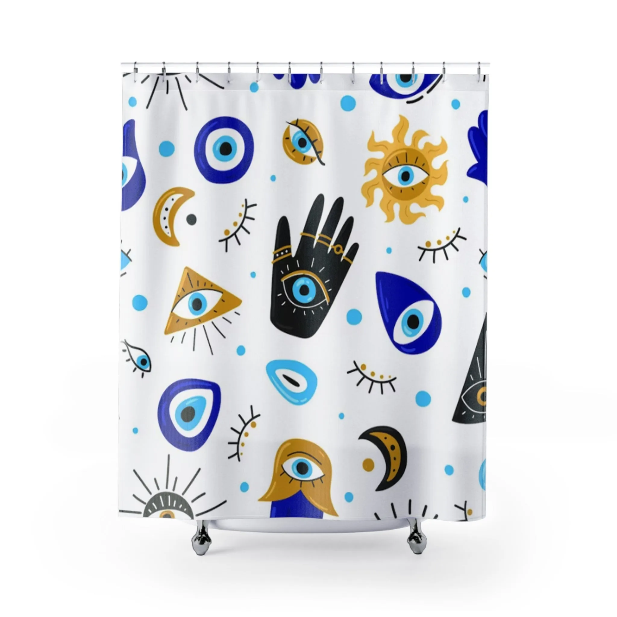 Evil Eye Shower Curtain