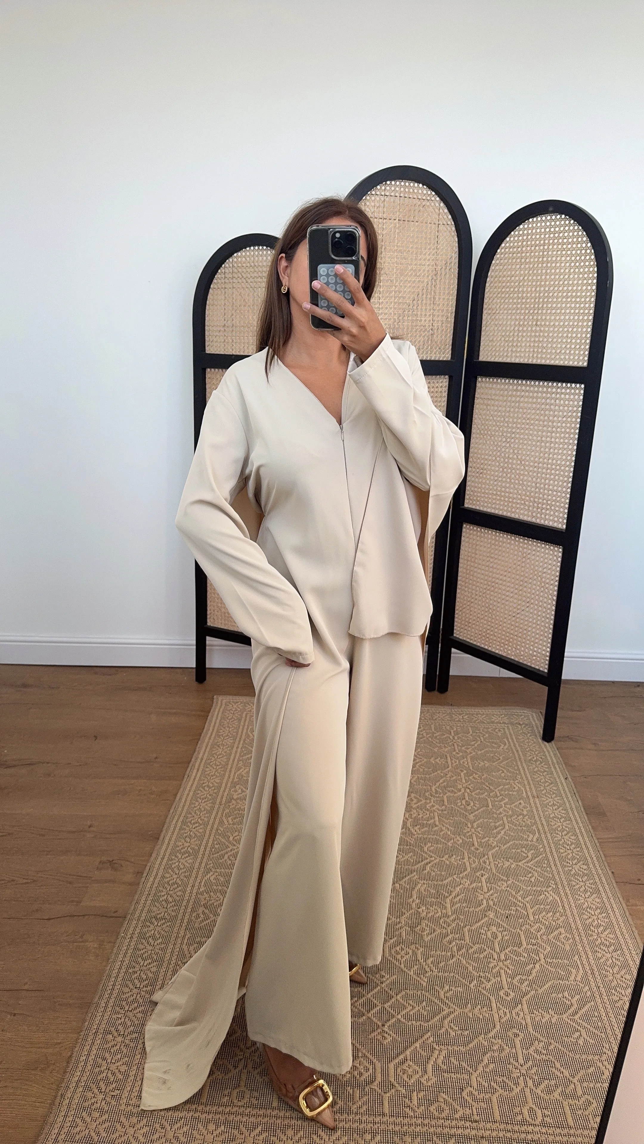 Fina jumpsuit beige