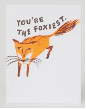 Foxiest Fox Card