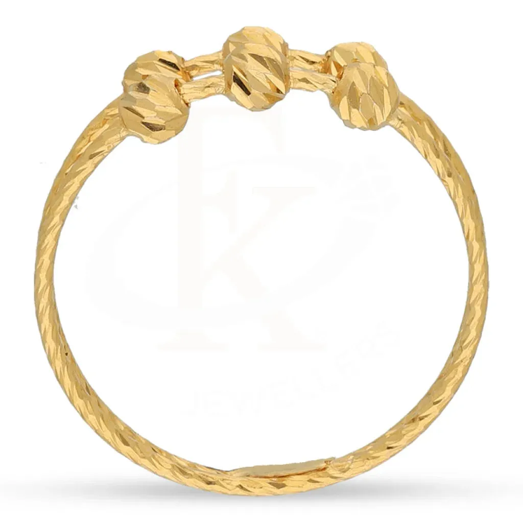 Gold Balls Ring 21KT - FKJRN21KM5158