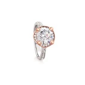 Hamilton Round Brilliant Diamond Engagement Ring