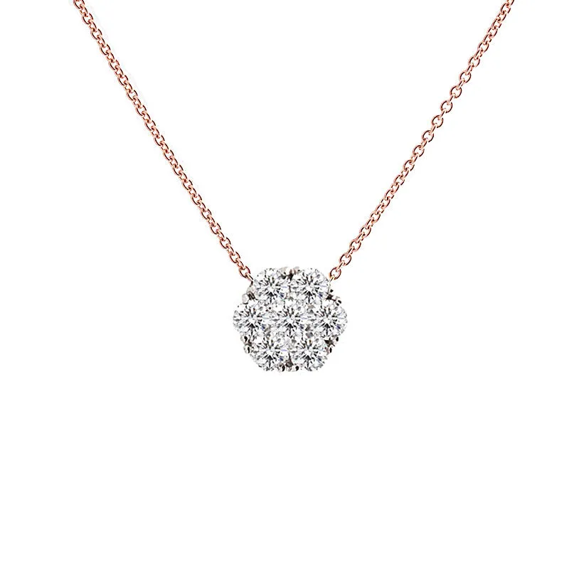 Harmony Jewel Collection Diamond Necklace, 4ct Look