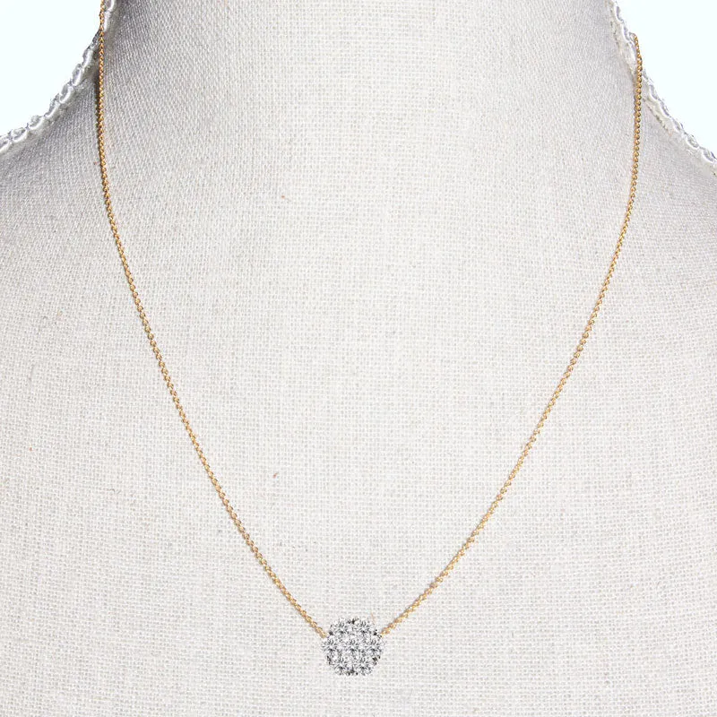 Harmony Jewel Collection Diamond Necklace, 4ct Look