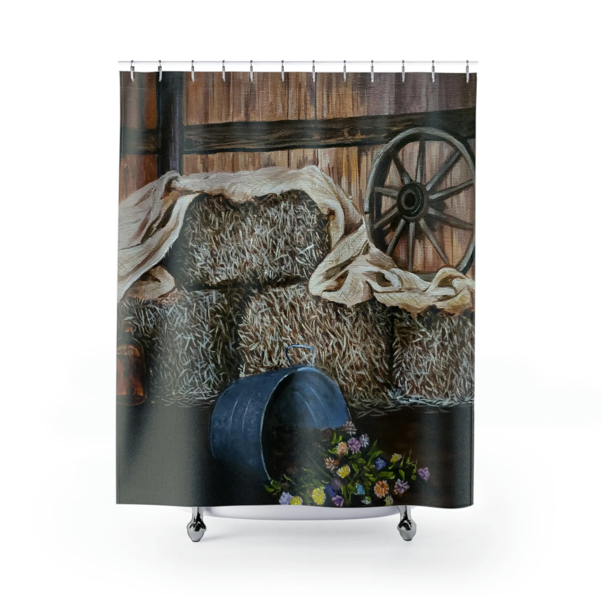 Hay! Shower Curtain