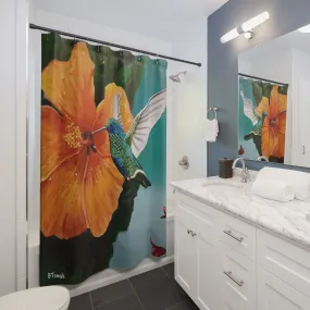 Humming Bird Shower Curtain