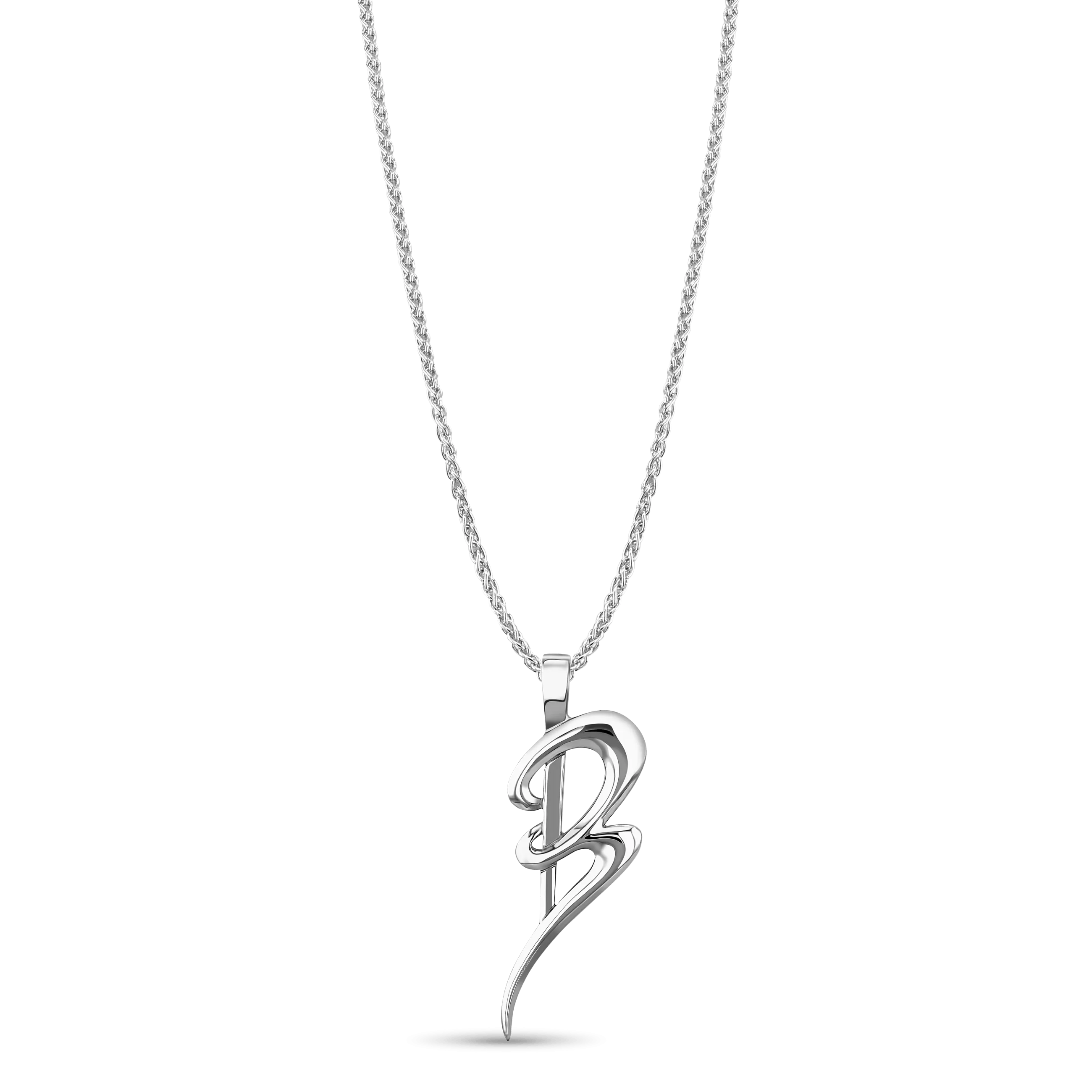 Initial B Love Letter Pendant