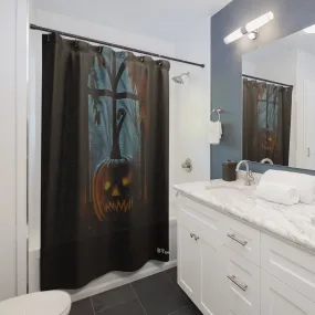 Jack o Lantern Shower Curtain