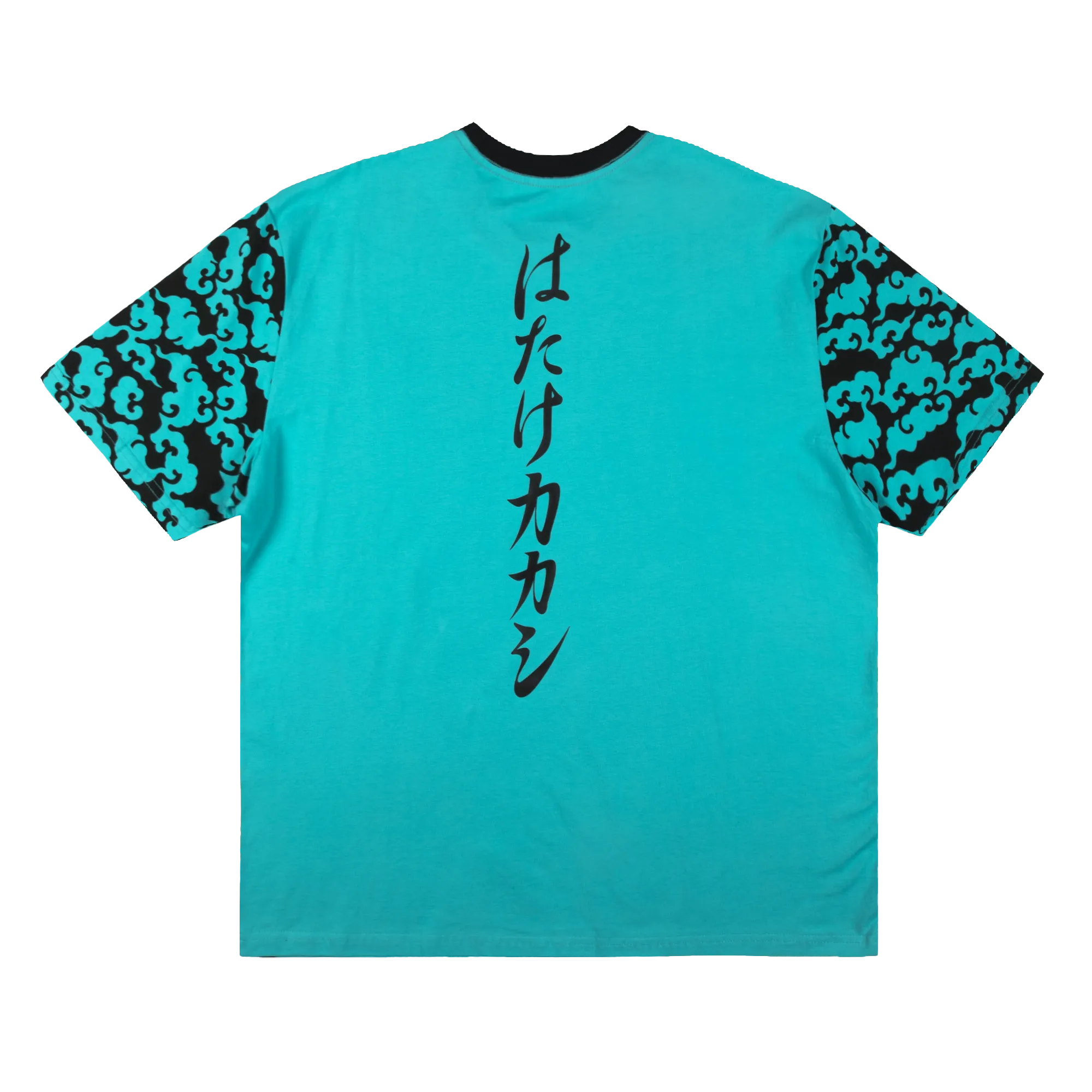 Kakashi Pattern Sleeve Teal Tee