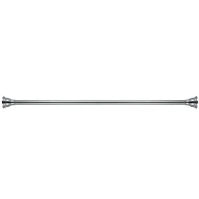 Kingston Brass Americana 72" Tension Shower Rod with Decorative Flange