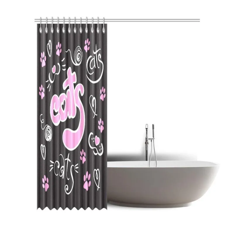 Love Cats Shower Curtain