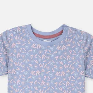 LP - Kids 'Sky Blue' Printed Cotton T-Shirt LP139