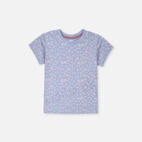 LP - Kids 'Sky Blue' Printed Cotton T-Shirt LP139