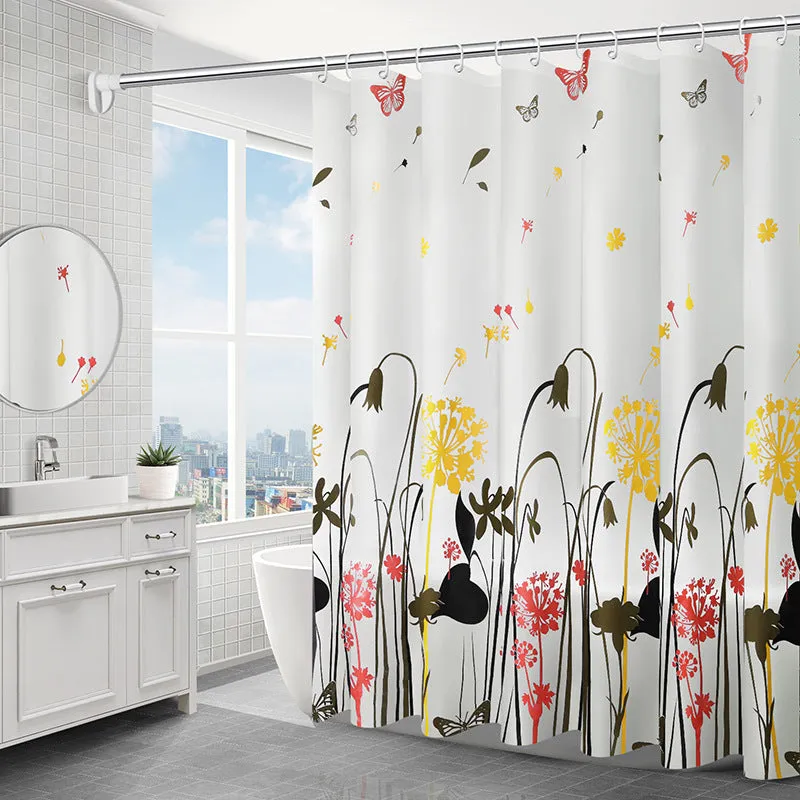 Mildew and Water Resistant Shower Curtain, HG0076