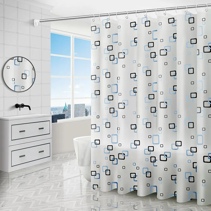 Mildew and Water Resistant Shower Curtain, HG0076