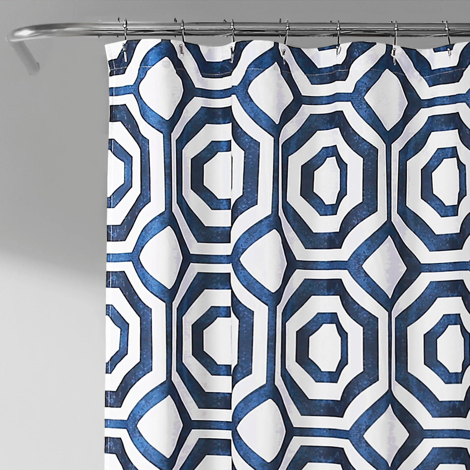 Octagon Blocks Shower Curtain