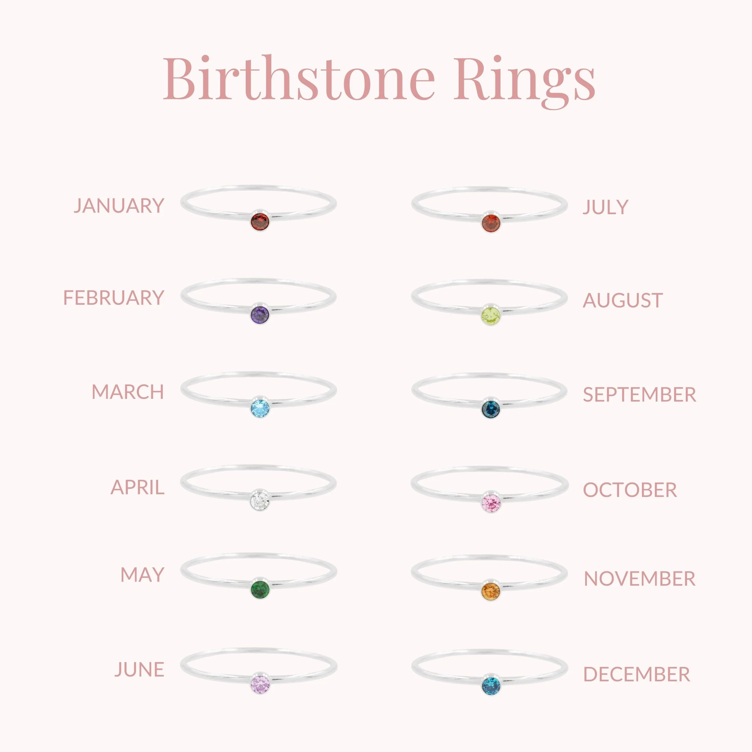 October Birthstone Ring