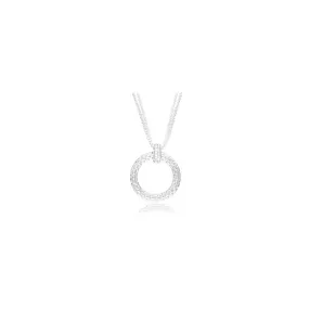 Pietra Collection Diamond Bale Circle Pendant