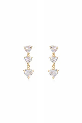 Queen of Hearts Crystal Earrings