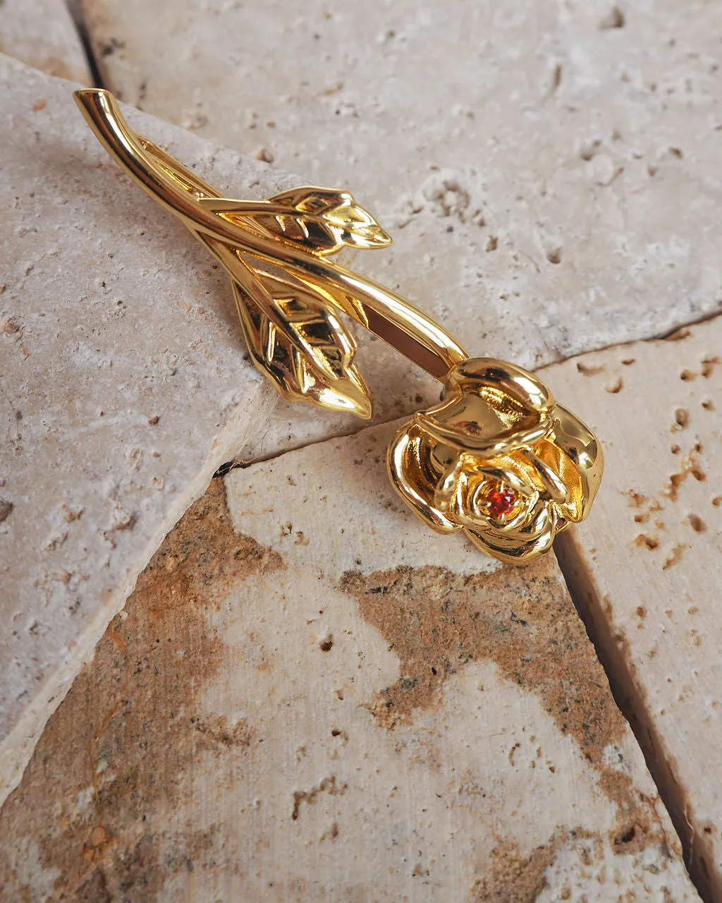 Rosa Bobby Pin Set- Gold