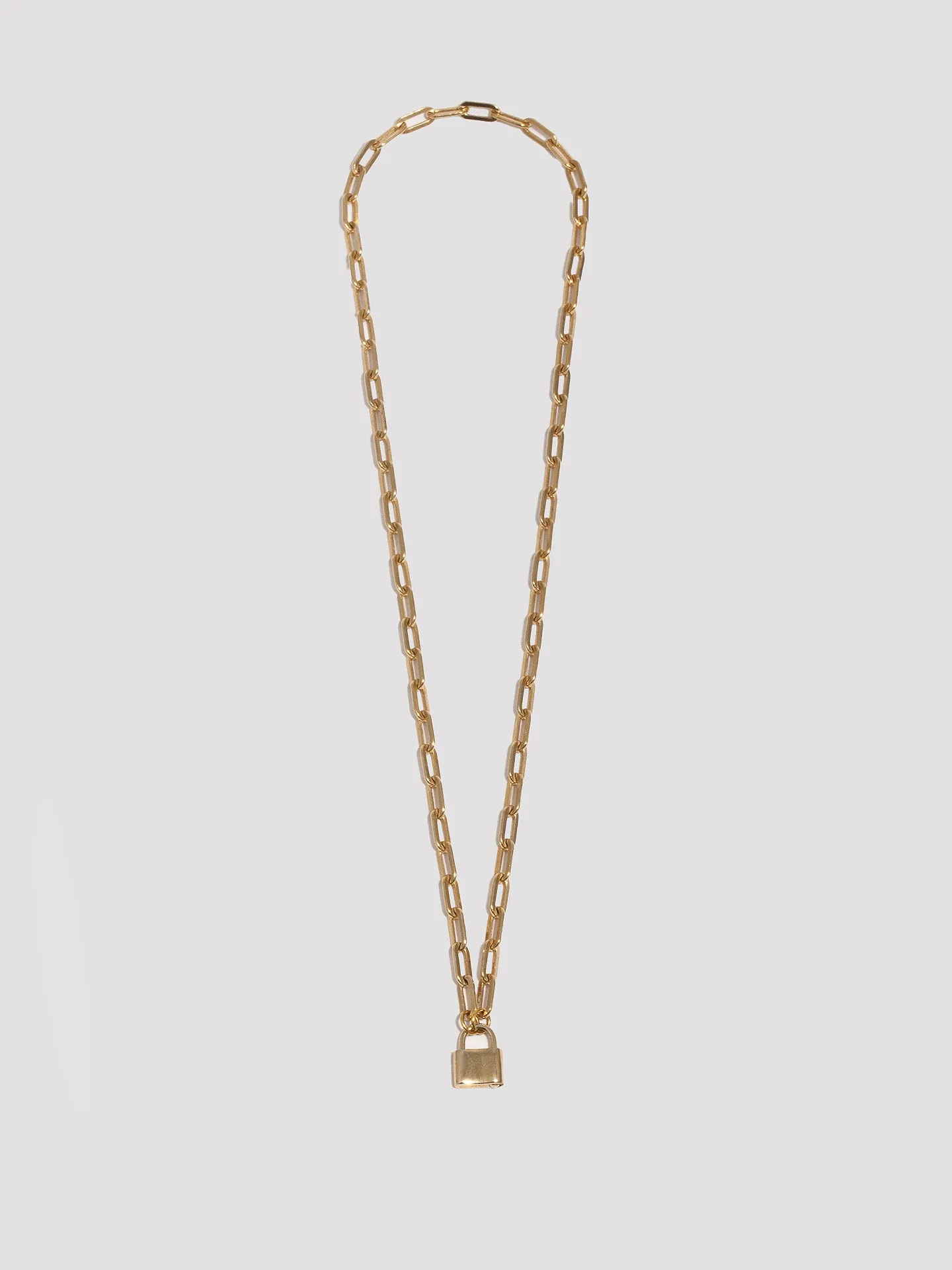 Vermeil Ord Long Link Charm Chain