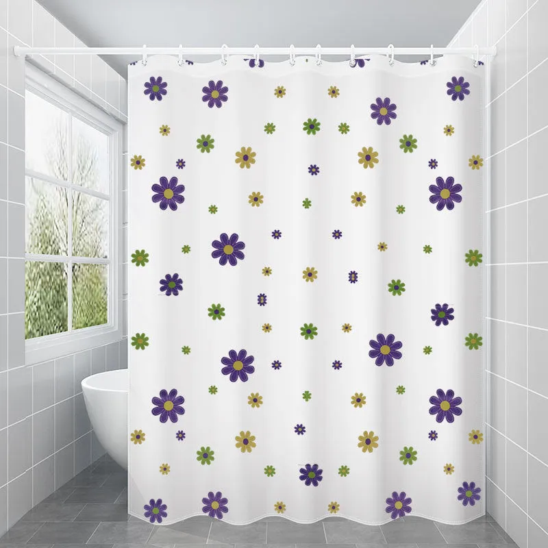 Waterproof and Mildew Resistant Dry/Wet Separation Shower Curtain for Bathroom, HG0074